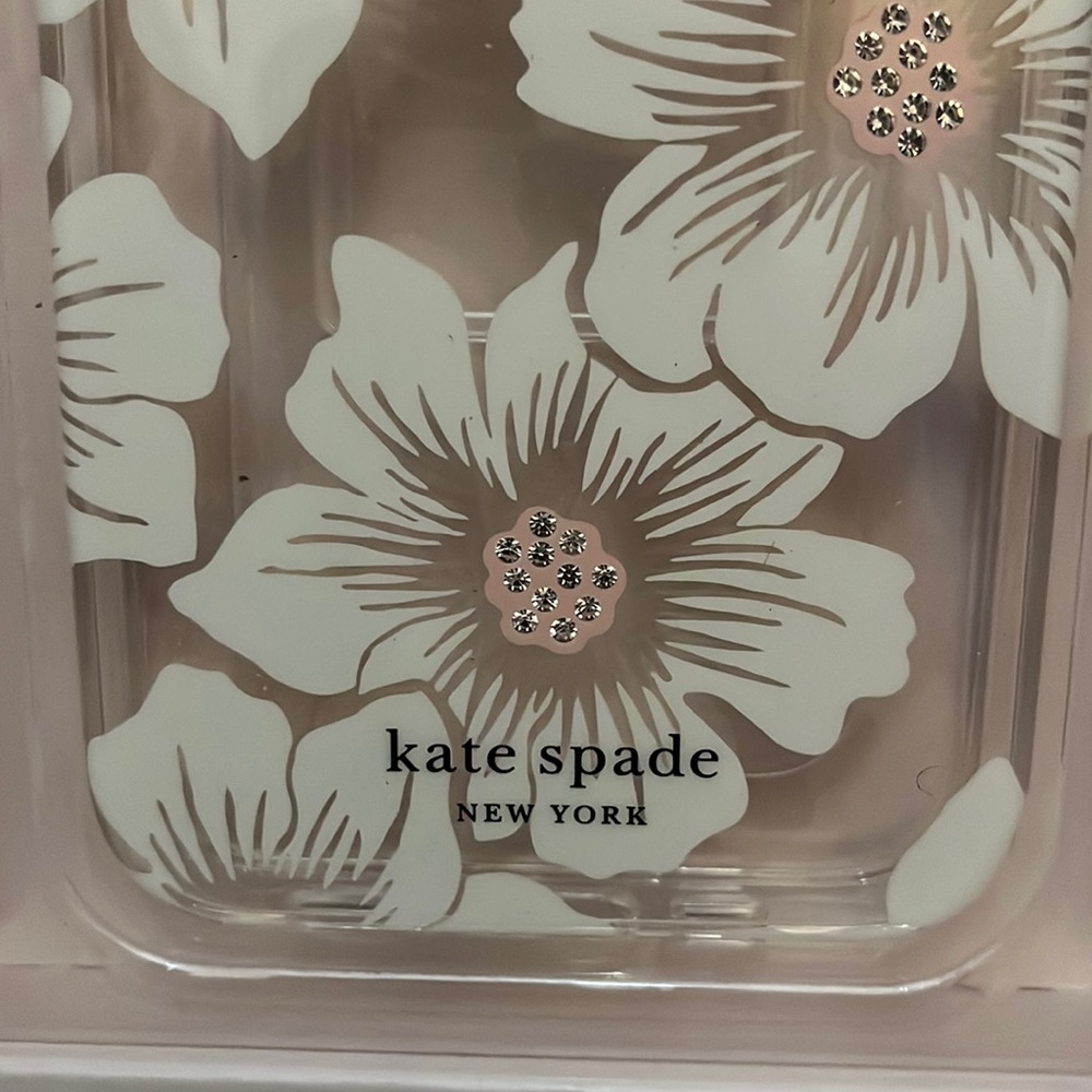 Kate Spade Protective Hardshell Case for iPhone 14 Pro - Hollyhock - Picture 2 of 6